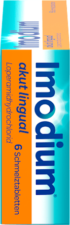 Imodium akut lingual 2 mg Loperamidhydrochlorid, Schmelztabletten Imodium
