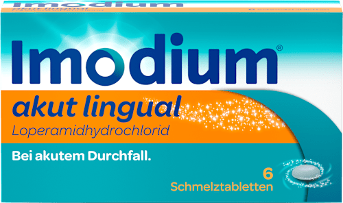 Imodium akut lingual 2 mg Loperamidhydrochlorid, Schmelztabletten Imodium
