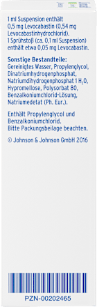 Livocab direkt Nasenspray 0,05% Levocabastin, Suspension Livocab