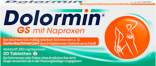 Dolormin GS mit 250 mg Naproxen Tabletten Dolormin