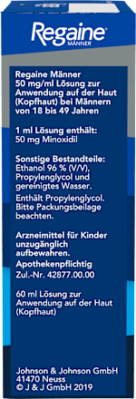 Regaine Männer 50 mg/ml Minoxidil Lösung Regaine