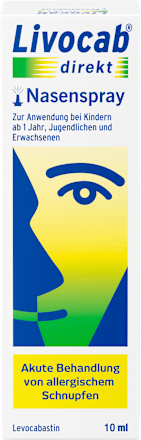 Livocab direkt Nasenspray 0,05 % Levocabastin, Suspension Livocab