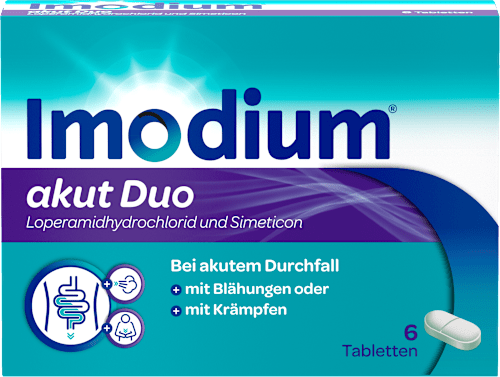Imodium akut Duo 2 mg/125 mg Tabletten Imodium