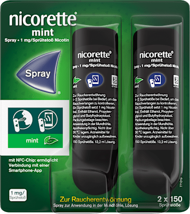 nicorette mint Spray 1mg Nicotin/Sprühstoß nicorette