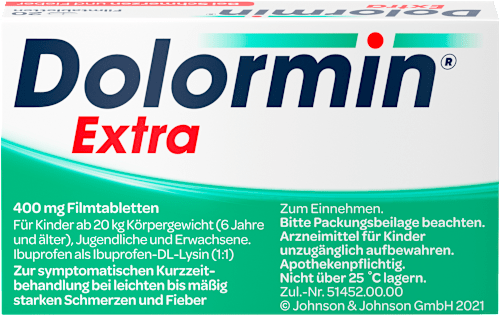 Dolormin Extra 400 mg Ibuprofen Filmtabletten Dolormin