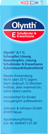 Olynth 0,1% Schnupfen Lösung Olynth