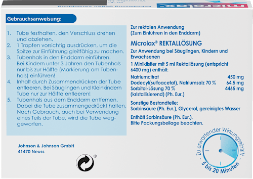 Microlax Rektallösung (4x5 ml) microlax