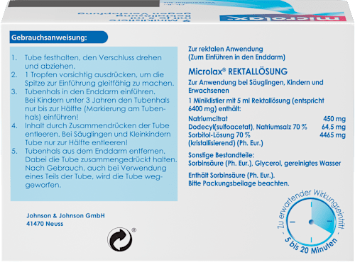 Microlax Rektallösung (9x5 ml) microlax