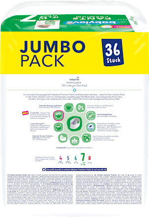 Baby Pants  Premium Gr. 7 XXL (17+ kg), Jumbopack babylove