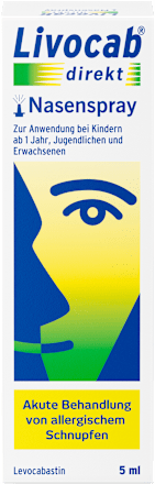 Livocab direkt Nasenspray 0,05% Levocabastin, Suspension Livocab