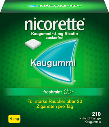 nicorette Kaugummi 4 mg Nicotin freshmint nicorette