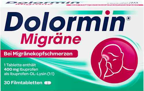 Dolormin Migräne 400 mg Ibuprofen Filmtabletten Dolormin