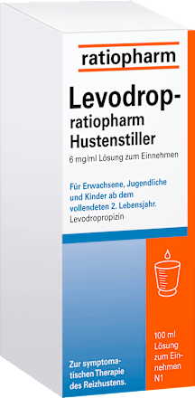 Levodrop-ratiopharm Hustenstiller 6mg/ml Lösung ratiopharm