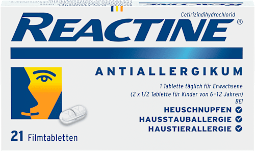 Reactine 10 mg Filtabletten REACTINE