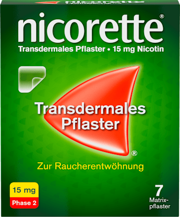 nicorette TX Pflaster 15 mg Nicotin Transdermales Pflaster nicorette