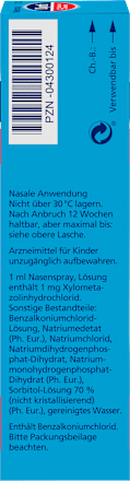Olynth 0,1 % Schnupfen Dosierspray Nasenspray, Lösung Olynth