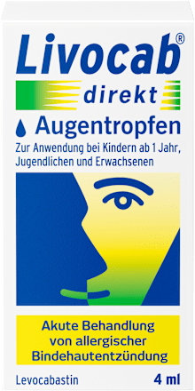 Livocab direkt Augentropfen 0,05 % Levocabastin, Suspension Livocab