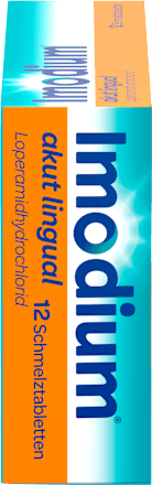 Imodium akut lingual 2 mg Loperamidhydrochlorid Schmelztabletten  Imodium