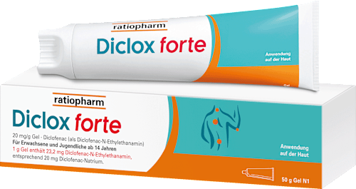 ratiopharm Diclox forte 20 mg/g Gel ratiopharm