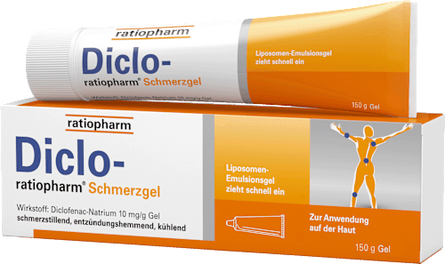 ratiopharm Diclo-ratiopharm Schmerzgel 10 mg/g Gel ratiopharm