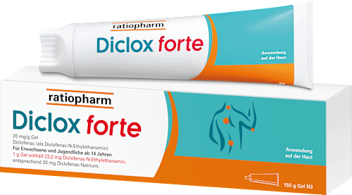 ratiopharm Diclox forte 20 mg/g Gel ratiopharm