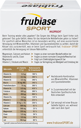 frubiase Sport Waldfrucht Brausetablette (20x12 g) frubiase