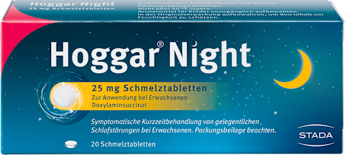 Hoggar Night 25 mg Schmelztabletten Hoggar