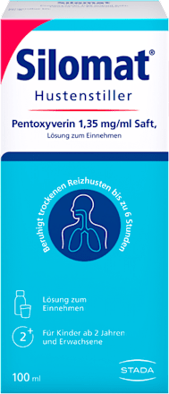 SILOMAT gegen Reizhusten Pentoxyverin 1,35 mg/ml Saft  Silomat