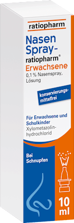 ratiopharm NasenSpray-ratiopharm Erwachsene 0,1% Nasenspray, Lösung ratiopharm