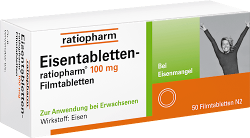 Eisentabletten-ratiopharm 100 mg Filmtabletten ratiopharm