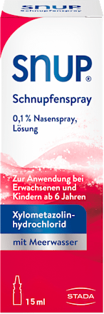 SNUP Schnupfenspray 0,1 %  Xylometazolinhydrochlorid Nasenspray, Lösung SNUP