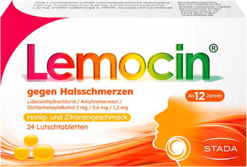 Lemocin gegen Halsschmerzen Lutschtabletten Lemocin