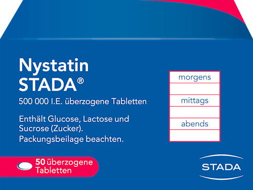 Nystatin STADA  500 000 I.E. überzogene Tabletten STADA