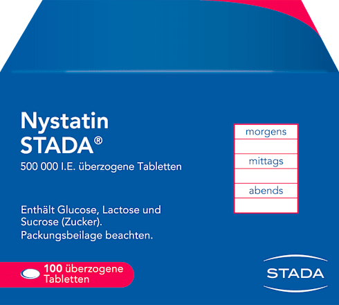 Nystatin STADA  500 000 I.E. überzogene Tabletten STADA