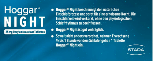 Hoggar Night 25 mg Doxylaminsuccinat Tabletten Hoggar