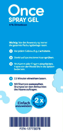 Hedrin Once Spray Gel Hedrin