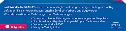 Jod-Wundsalbe STADA 100 mg/g Salbe STADA