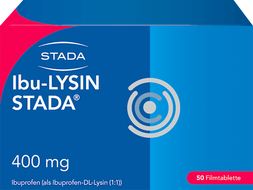 Ibu-LYSIN STADA 400 mg Ibuprofen, Filmtabletten STADA