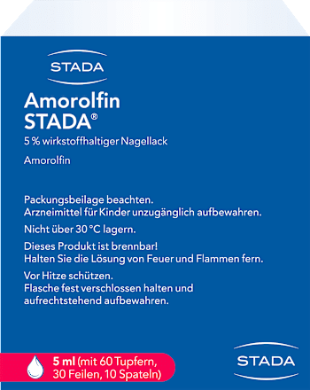 Amorolfin STADA 5% wirkstoffhaltiger Nagellack STADA