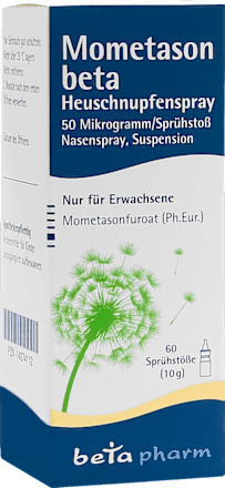 betapharm Mometason beta Heuschnupfenspray 50µg/Sprühstoß Nasenspray 60 Sprühstöße betapharm