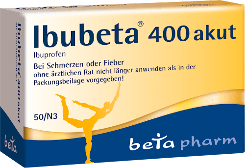 betapharm Ibubeta 400 akut 400 mg Filmtabletten betapharm