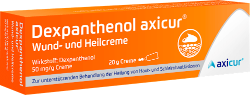 Dexpanthenol axicur Wund- und Heilcreme 50mg/g Creme axicur