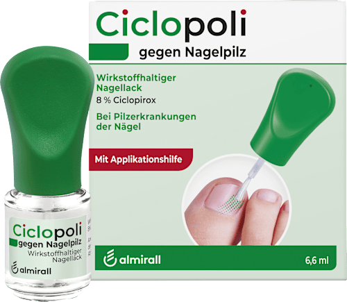Ciclopoli gegen Nagelpilz Nagellack 8% Ciclopirox (mit Applikationshilfe) Ciclopoli&nbsp;