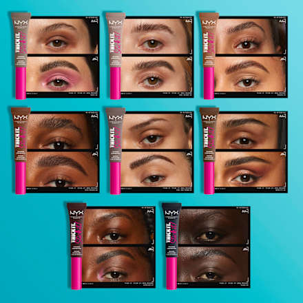 Brow Mascara Thick It. Stick It! 08 Black NYX PROFESSIONAL MAKEUP