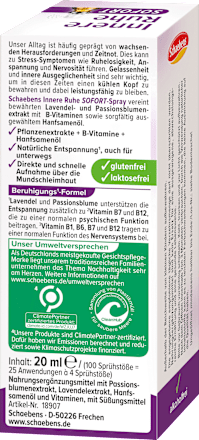 Innere Ruhe Sofort-Spray Schaebens