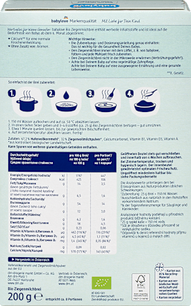 Ziegenmilchbrei Hafer 6M babylove