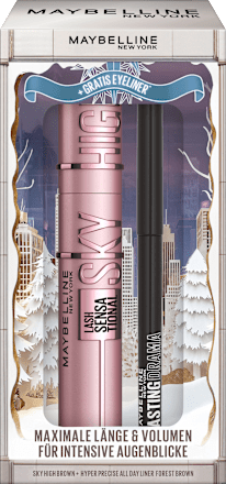 Mascara Set Sky High Brown & Eyeliner MAYBELLINE NEW YORK