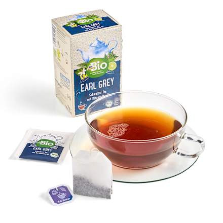 Bio črni čaj Earl Grey (20x1,75g) dmBio