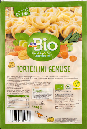 Bio zöldséges tortellini dmBio