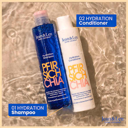 Shampoo Hydration Pfirsich Chia Jean&Len